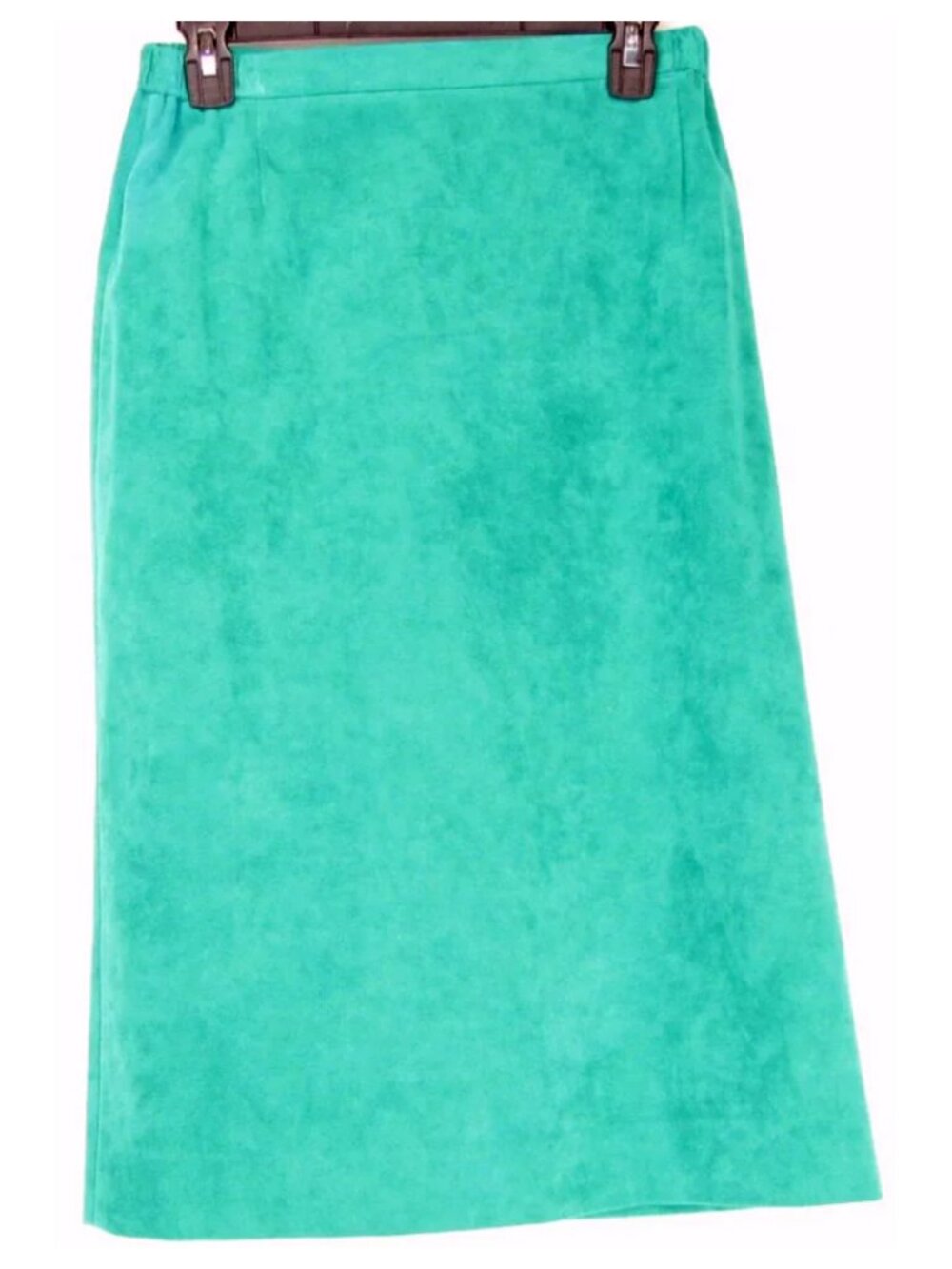 SALE! Suede Flare Turquoise Long Skirt
